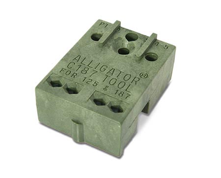 Alligator® C187 Installation Tool Staple Guide Block - Green (for MegAlloy® only)
